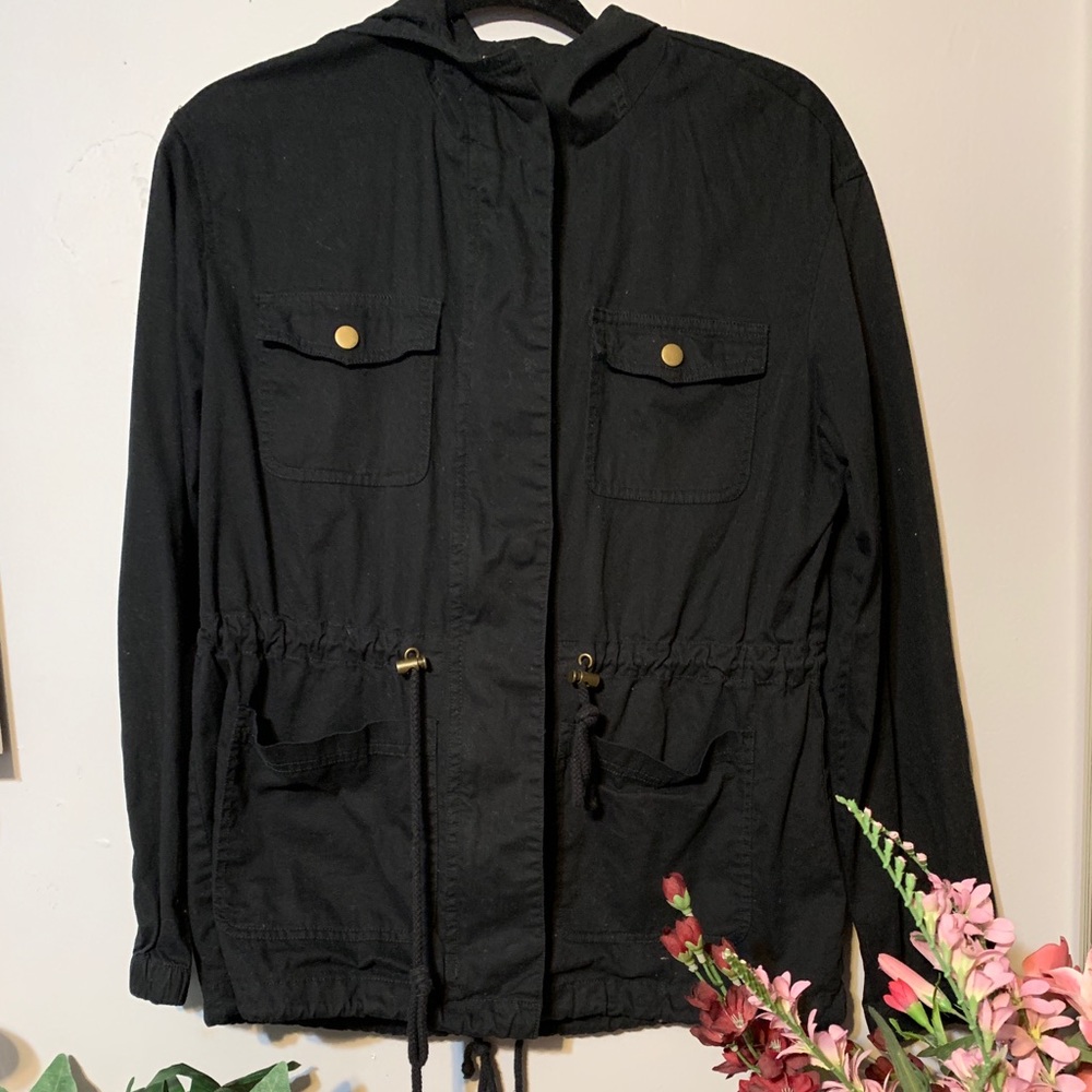 Black Utility Jacket New